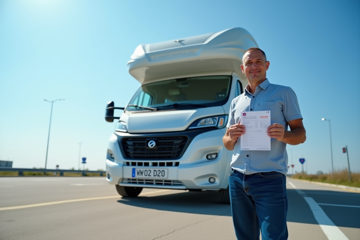 Permis requis pour la conduite d’un camping-car de plus de 3,5 tonnes